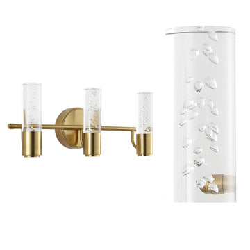 Bolha Minimalist Modern Bubble Acrylic/Iron Integrated LED Vanity Light